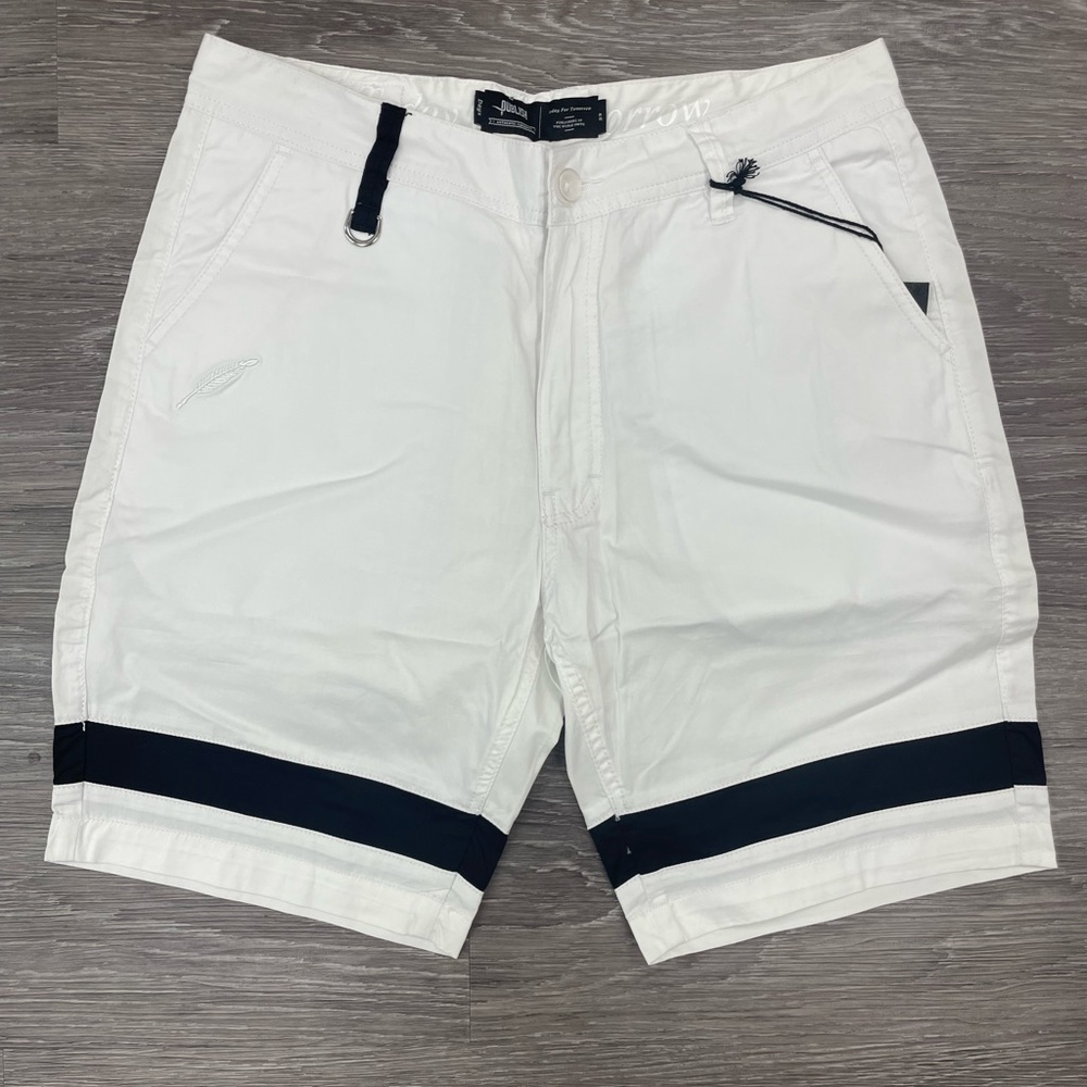 Publish Brand “Gauguin” White/Black Shorts
